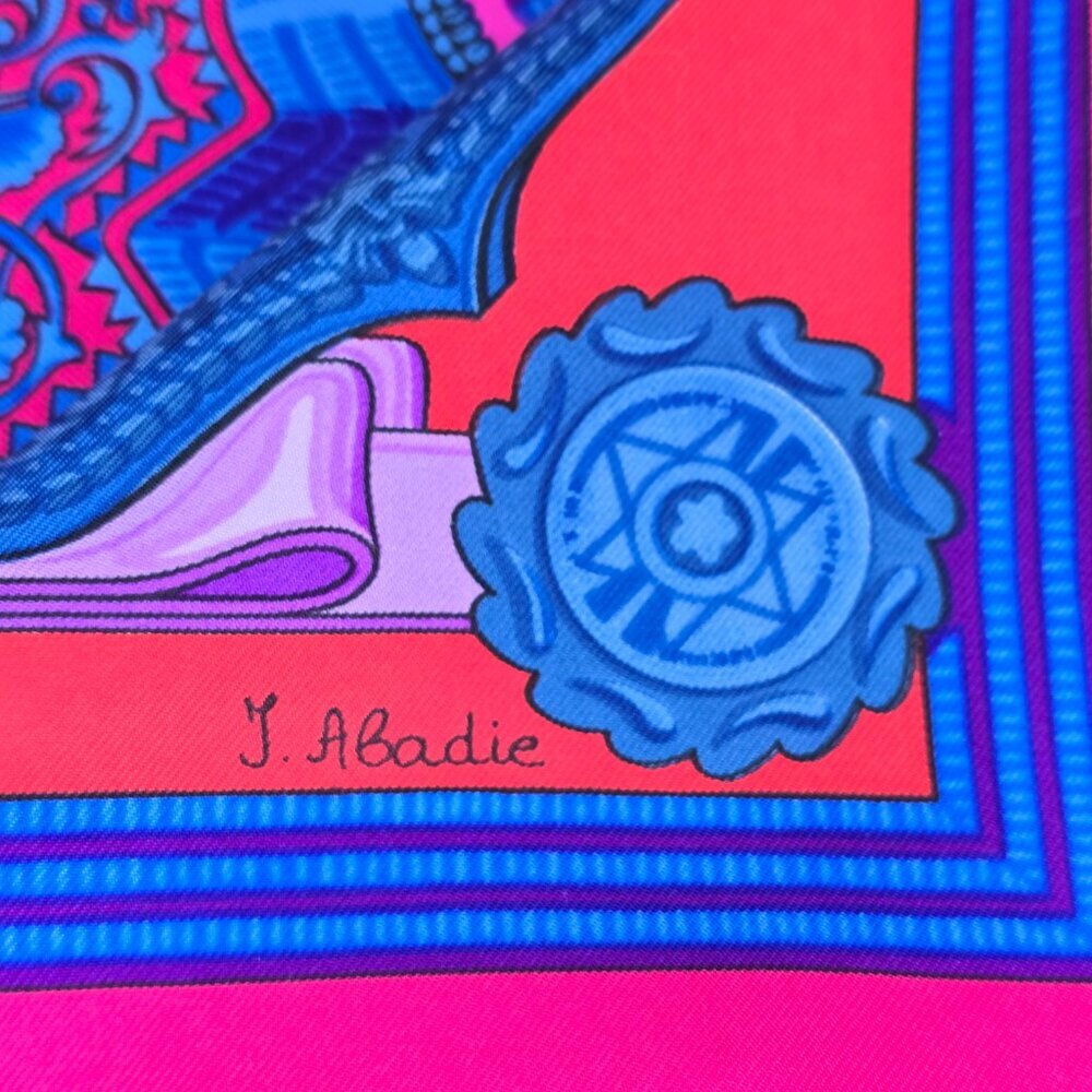 Hermes Warrior Horse Silk Scarf *RARE - Picture 6 of 9